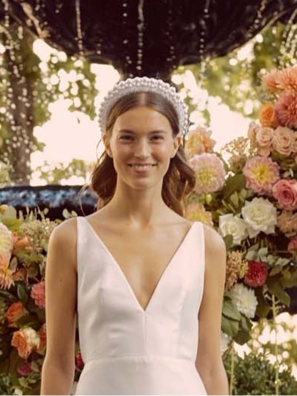 mignonne gavigan x lela rose faux pearl headband